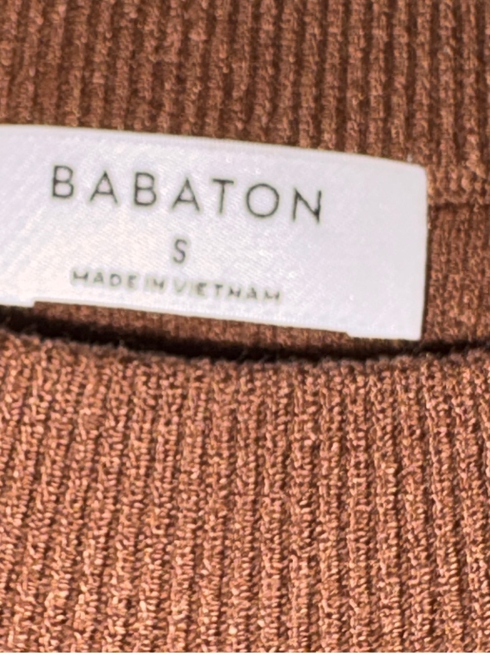 Aritzia Calloway Chocolatier Crew Neck Long Sleeve Sweater Sz Small - Picture 3 of 11